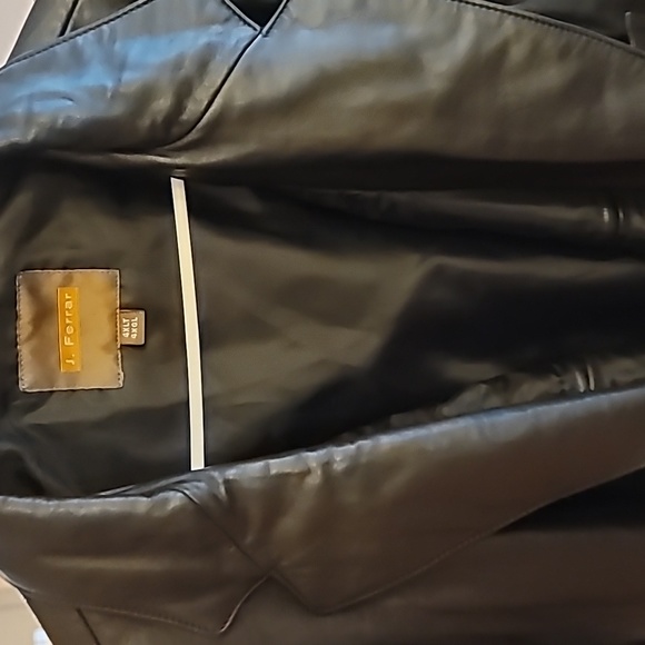 J. Ferrar - 100% Geniune Soft Leather Men's Coat $125 - Picture 5 of 5
